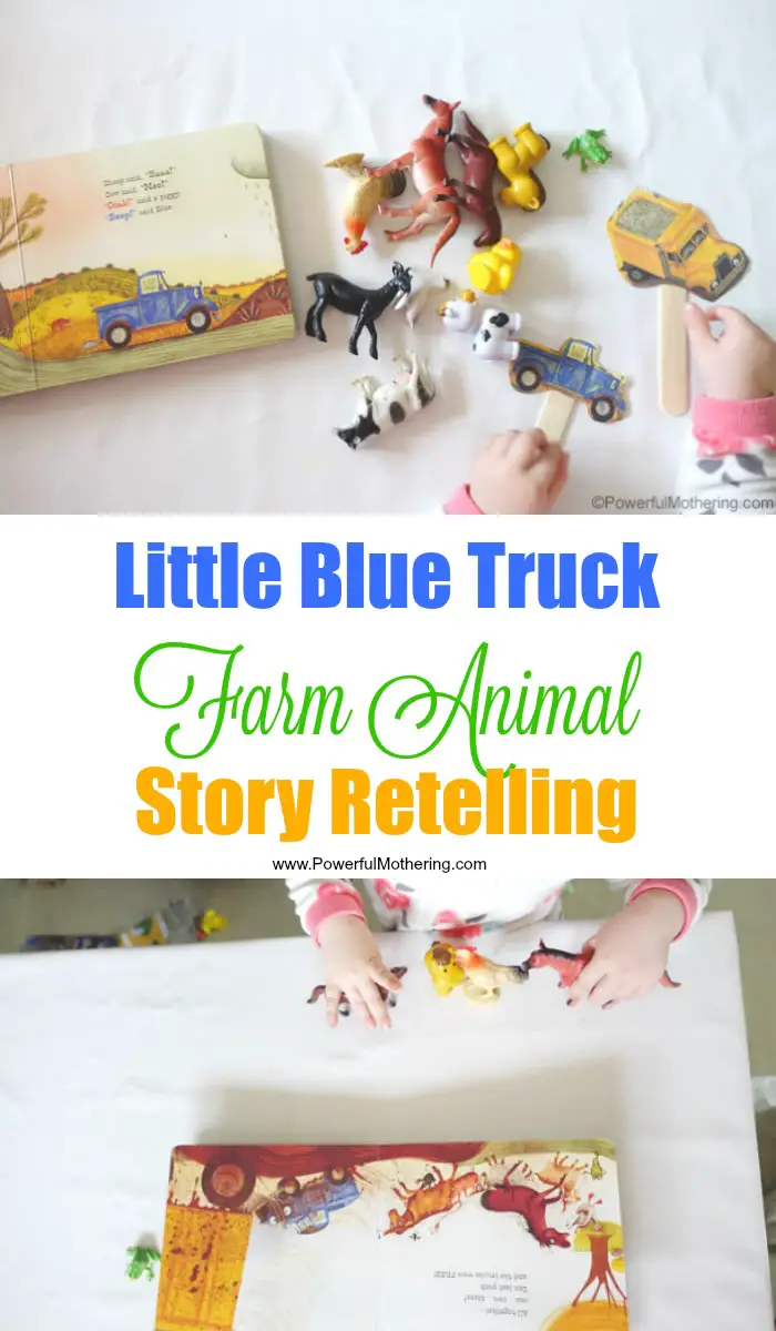 Little Blue Truck Farm Animal Story Retelling