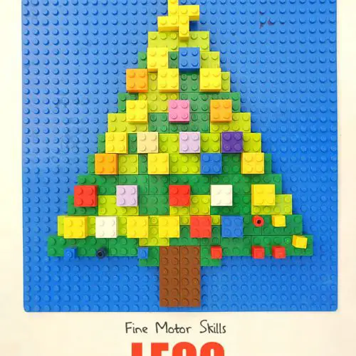 Fine Motor Lego Christmas Tree