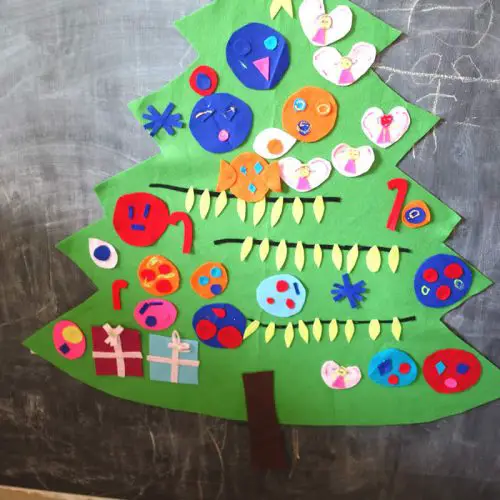 Felt Christmas Tree For Preschool