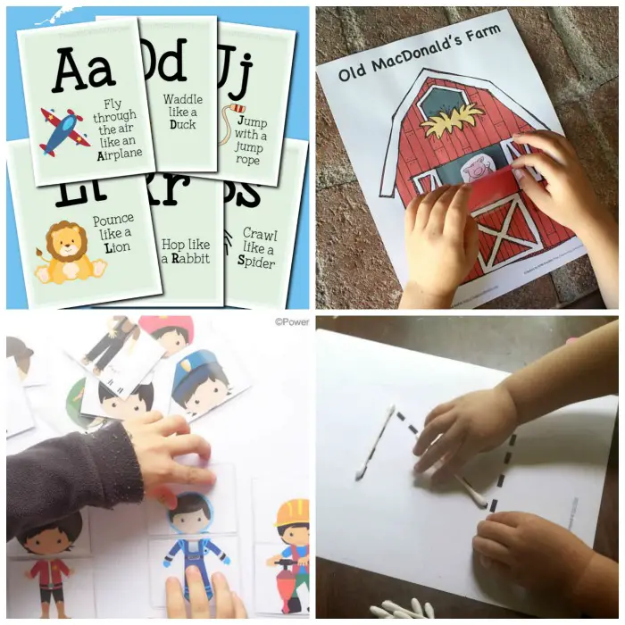 20 learning activities and printables for 2 year olds