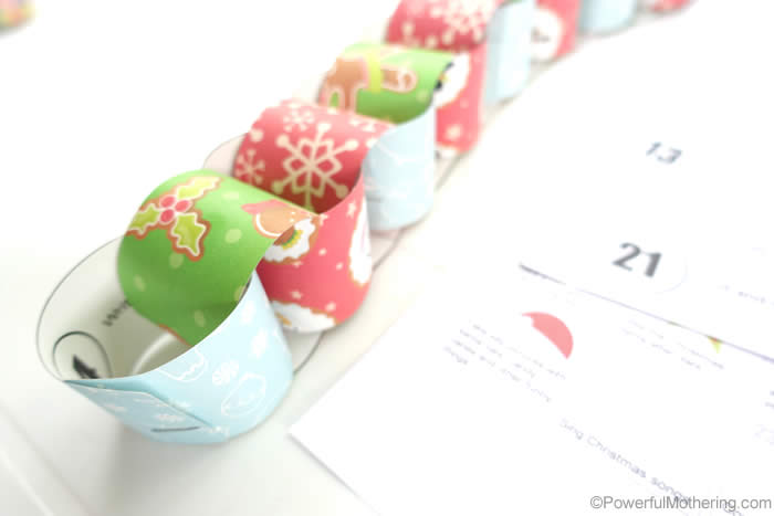 Easy Paper Chaint Christmas Activity Countdown