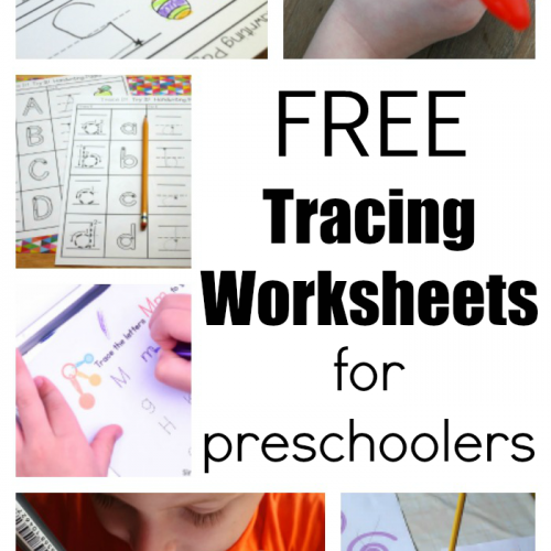 Tracing Worksheets For Preschoolers