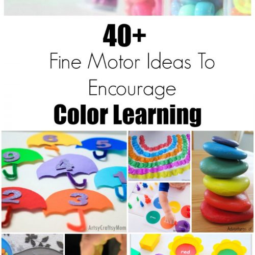 40+ Fine Motor Activities All About Colors
