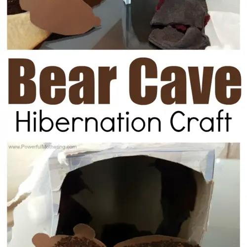 Bear Cave Hibernation Craft For Preschoolers To Make This Winter