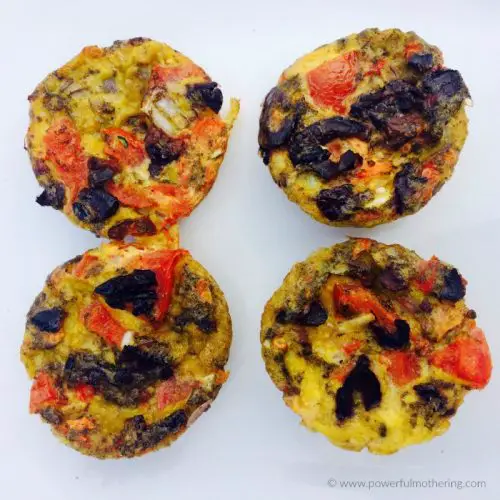 Tomato Olive Egg Muffin Recipe