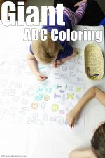 Giant ABC Coloring Page