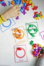 Counting and Color Sorting Activity for Toddlers