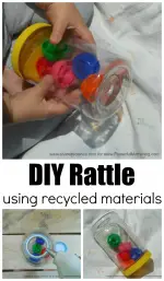 Super Easy DIY Rattle for Baby Using Recycled Materials