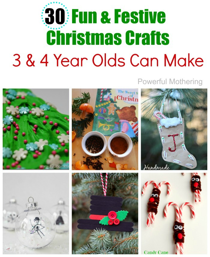 Diy Christmas Crafts For 3 Year Olds