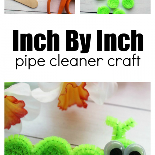 How To Make A Book Inspirared Inchworm Craft With Kids