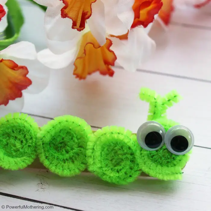 Inch By Inch Pipe Cleaner Inchworm Craft