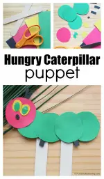 Hungry Caterpillar Craft Puppet