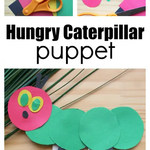 This Puppet Is An Easy And Fun Very Hungry Caterpillar Craft For Kids