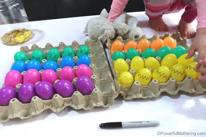 Multiple Kids Easter Egg Hunt