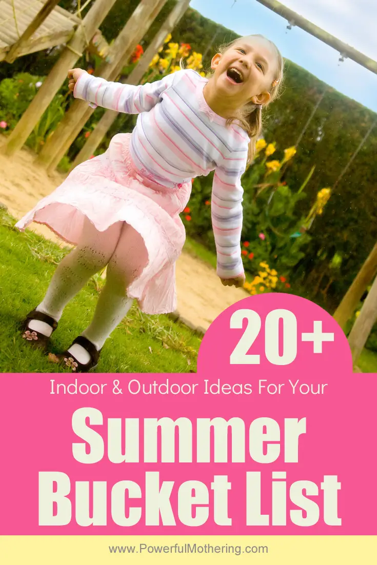 20 Super Fun Summer Bucket List Ideas For Kids