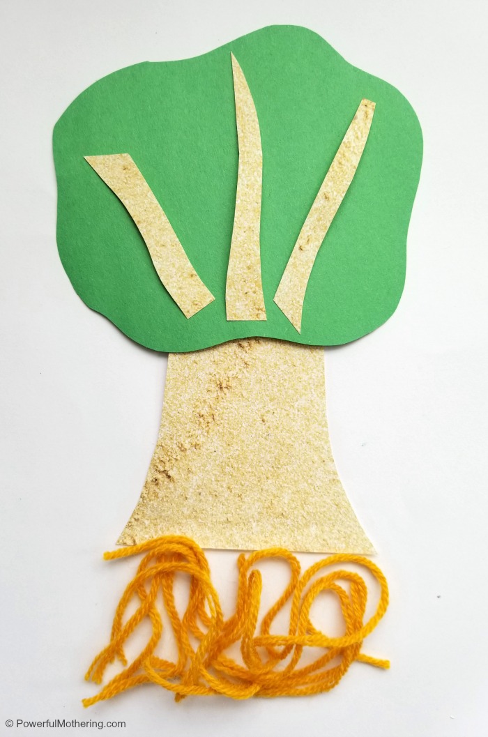 Talk About How Roots Work While Making A Tree Craft For Kids