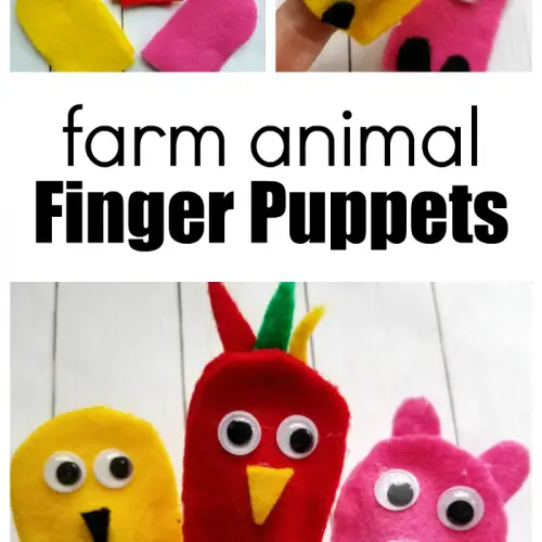 How To Make Farm Animal Finger Puppets For Kids