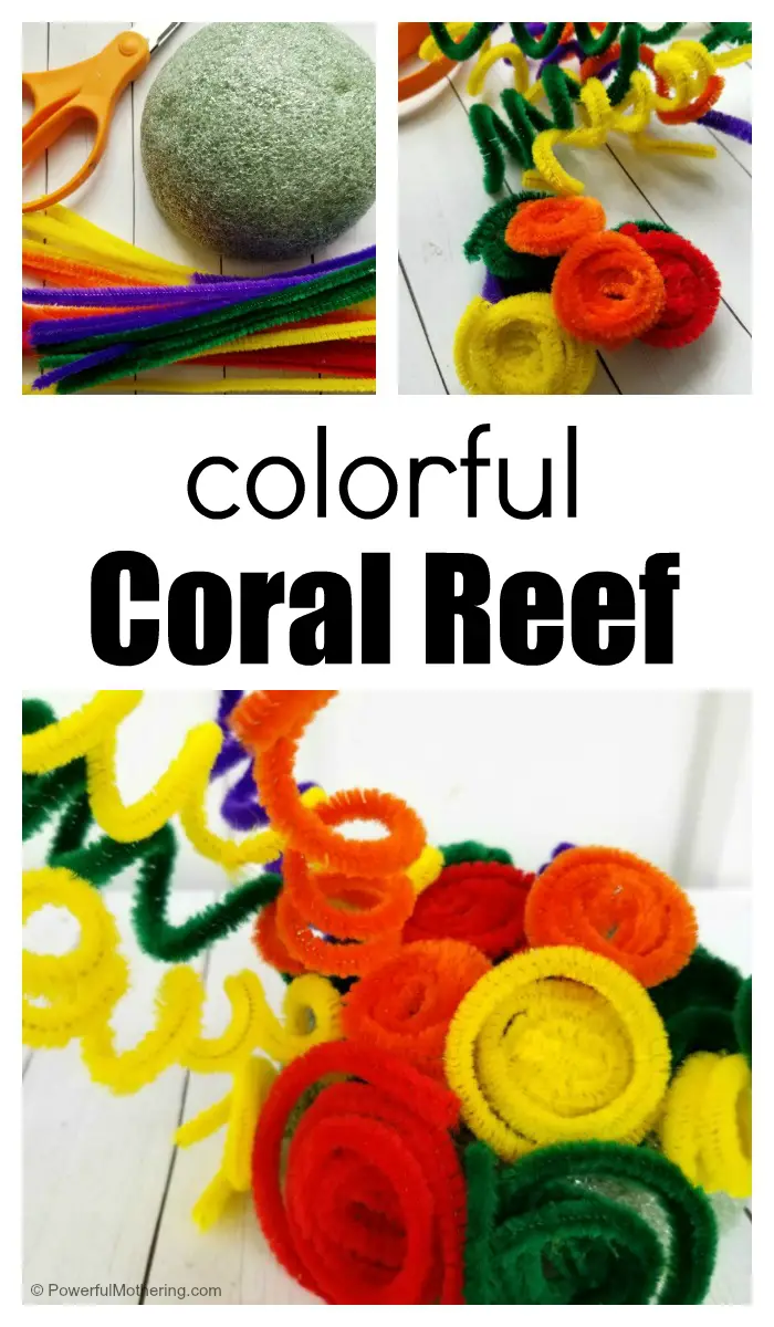 Make A Colorful Coral Reef Craft With The Kids