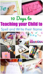 10 Days to Teaching your Child to Spell and Write their Name