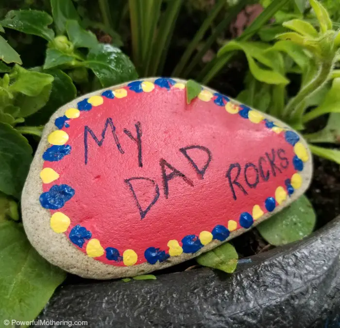 Finished Father's Day Preschool Craft