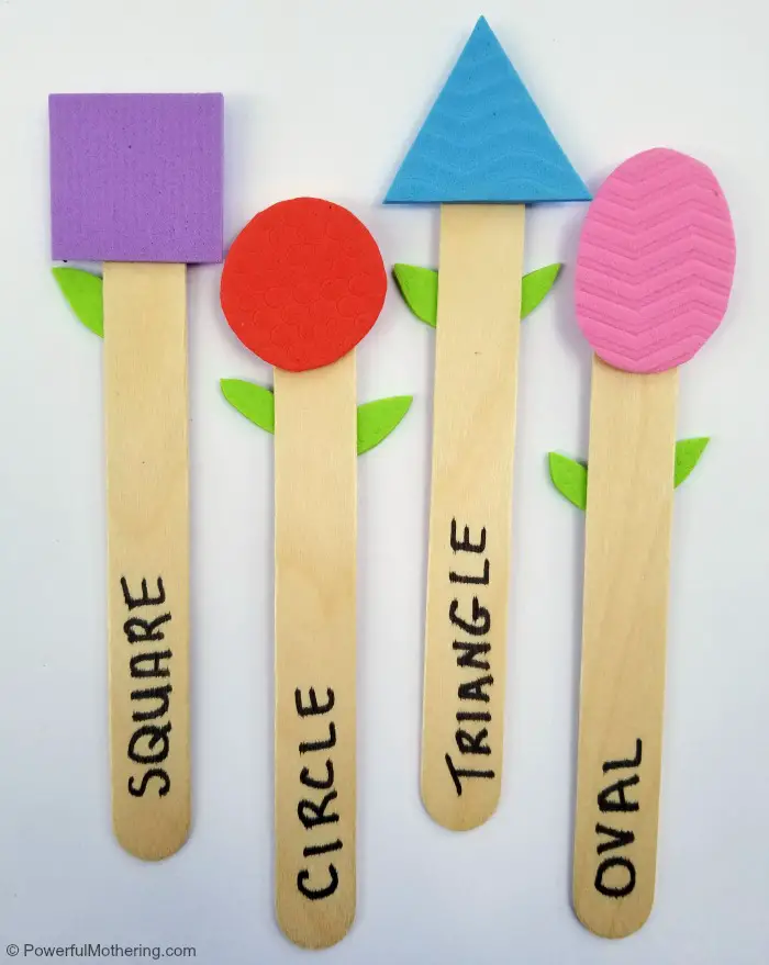 Learning Shapes With Shape Flower Game