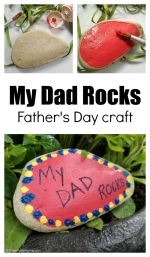 “My Dad Rocks!” Father’s Day Preschool Craft