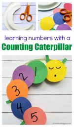 Learning Numbers with a Counting Caterpillar Craft for Kids