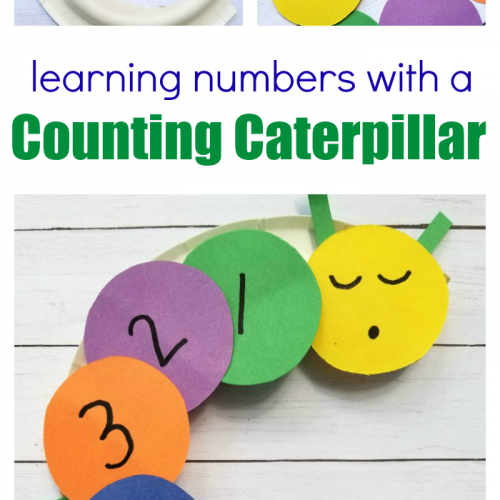 How To Make A Counting Caterpillar For Learning Numbers
