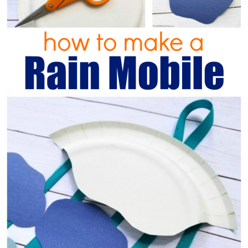 How To Make A Rain Mobile Craft For Kids