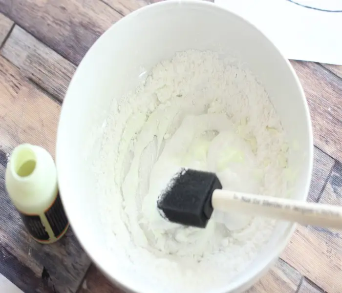 flour and paint craft