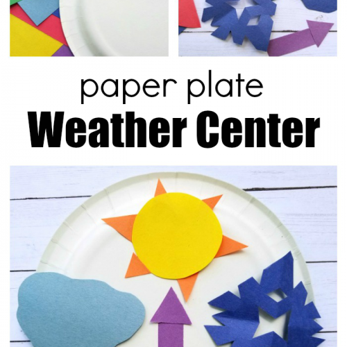 Paper Plate Weather Center Craft