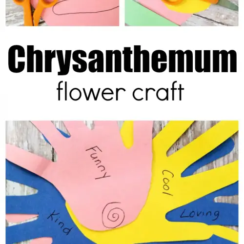 How To Make A Chrysanthemum Flower Craft For Kids