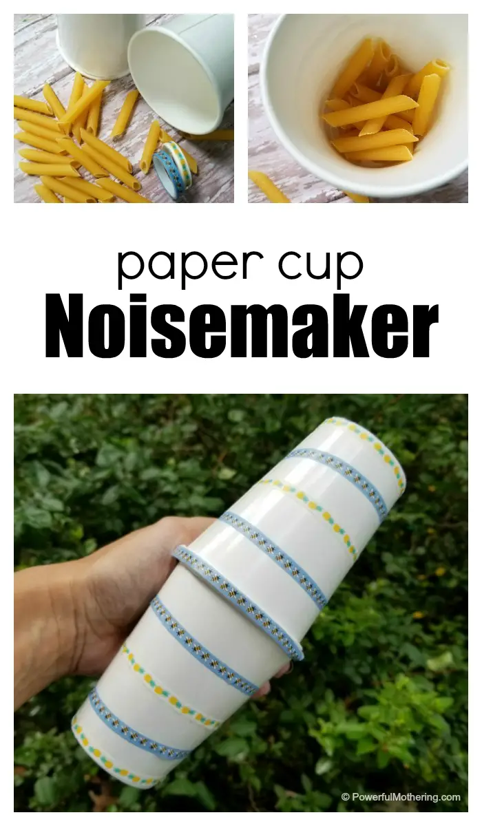 How To Make A Paper Cup Noisemaker Craft