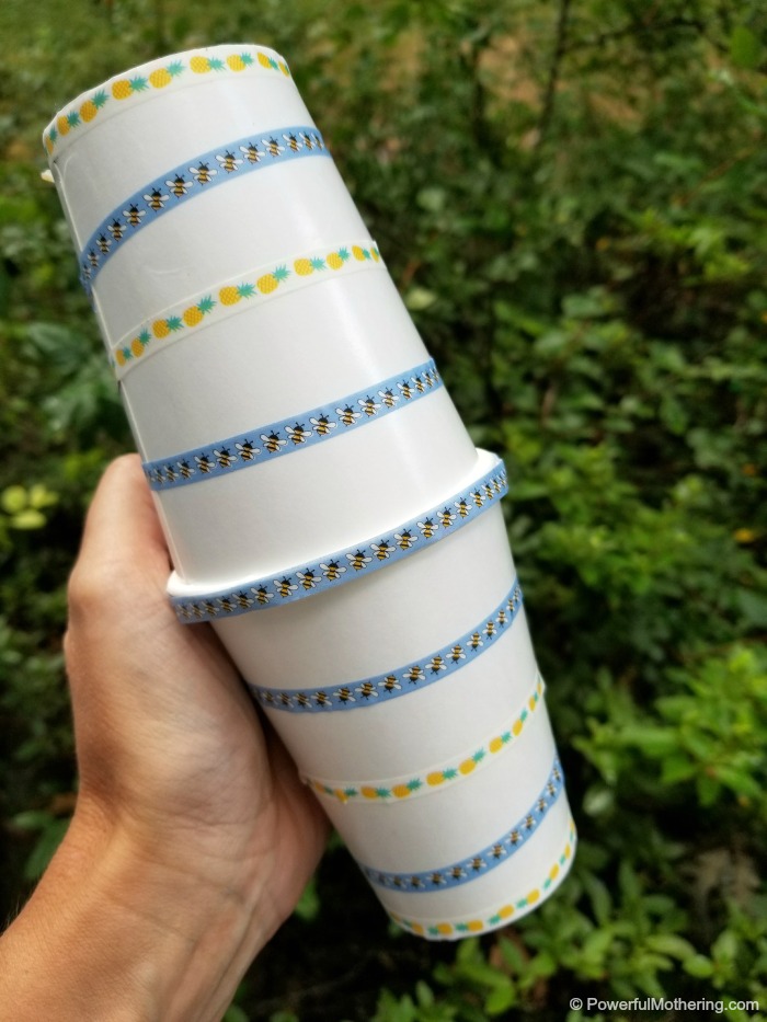 Finished Paper Cup Noisemaker Craft For Kids