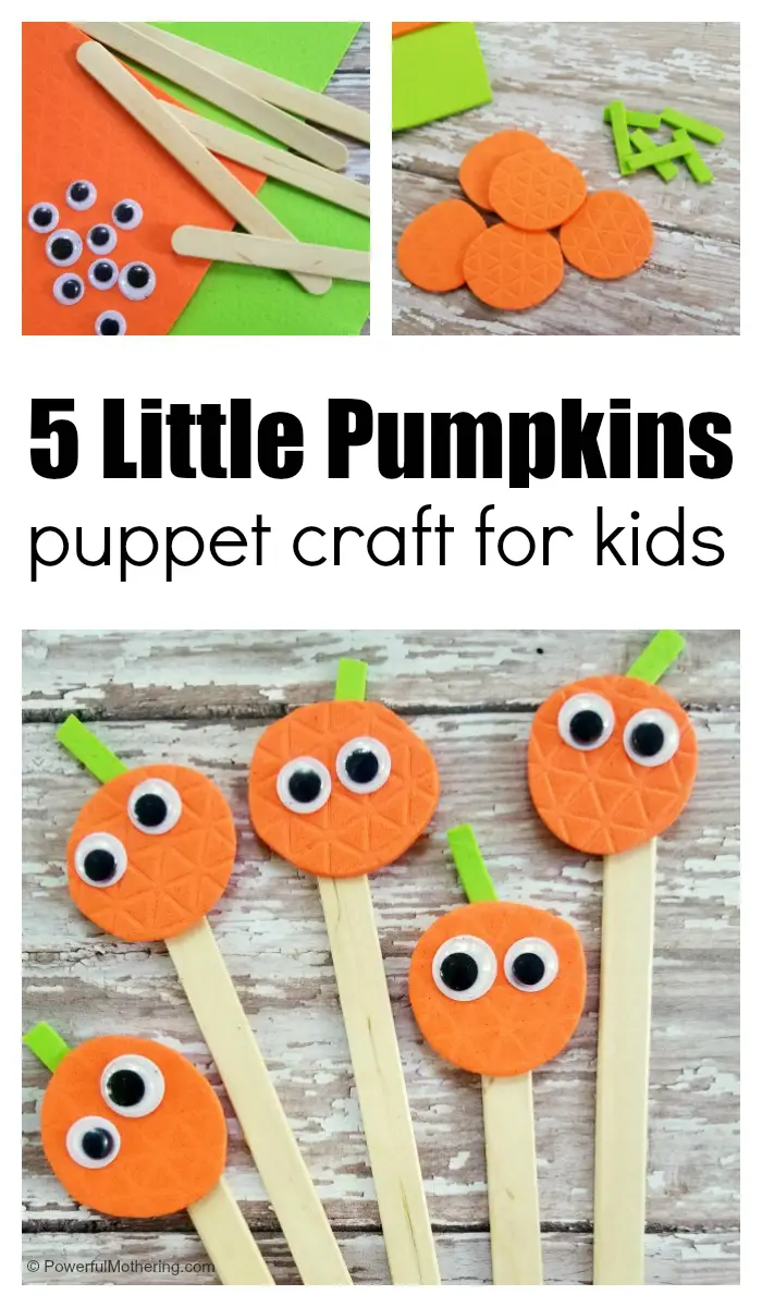 How To Make Five Little Pumpkins Puppets