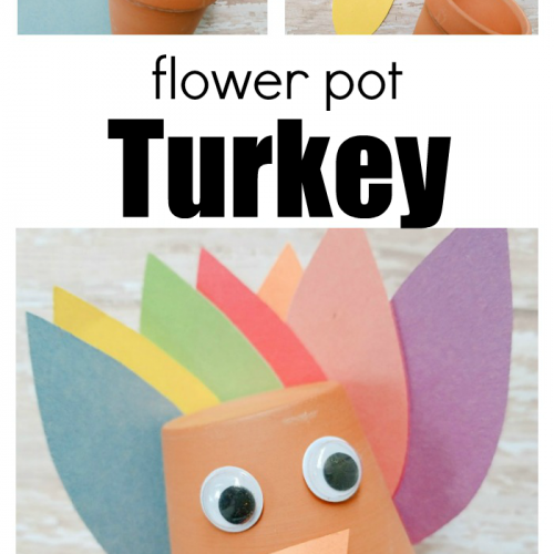 How To Make A Flower Pot Turkey Craft