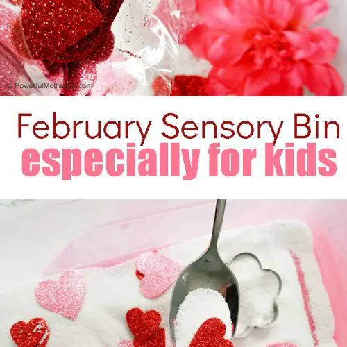 February Sensory Bin For Kids Pinterest