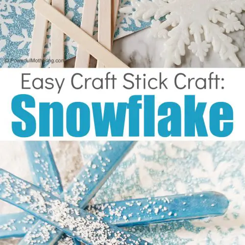 Snowflake Craft For Kids