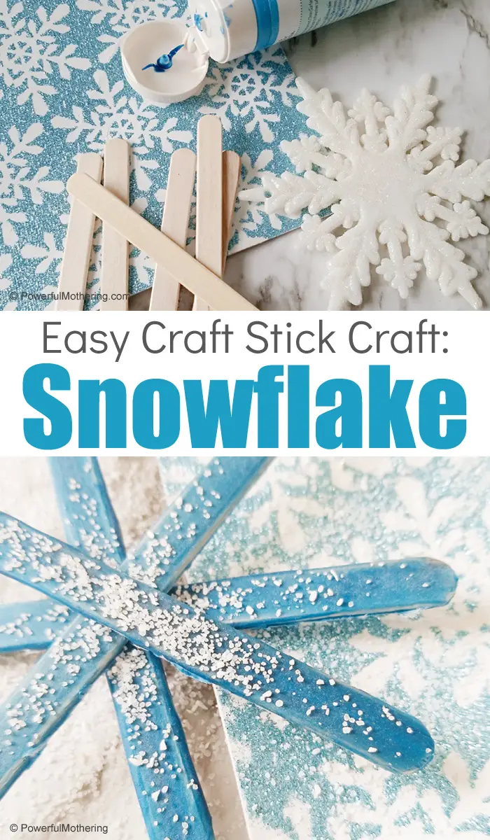 Snowflake Craft For Kids