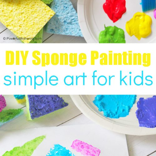 Sponge Painting A Simple Activity
