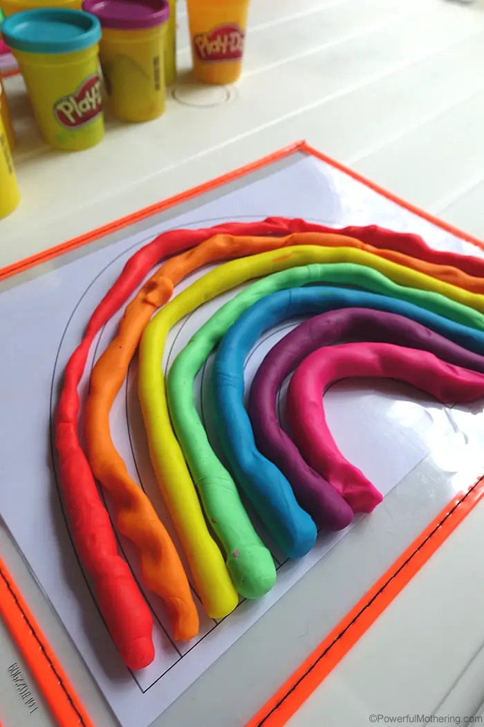 Rainbow Preschool Activity