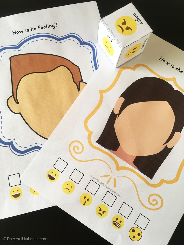 Playdough Mats To Help Teach Kids All About Emotions With A Fun Game! 