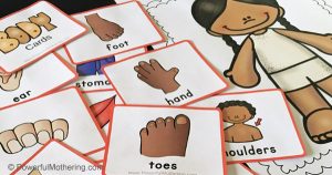A Body Part Matching Game To Help Children Identify Body Parts and Locations. This is fantastic for individual or small group.