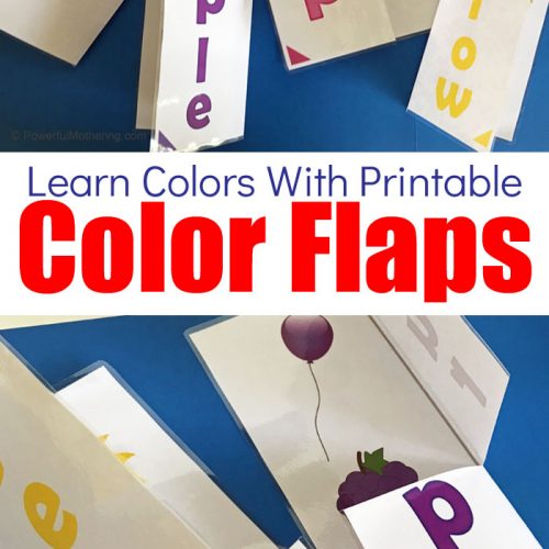 A simple printable color activity to help children identify colors, color words, and colors in the environment.