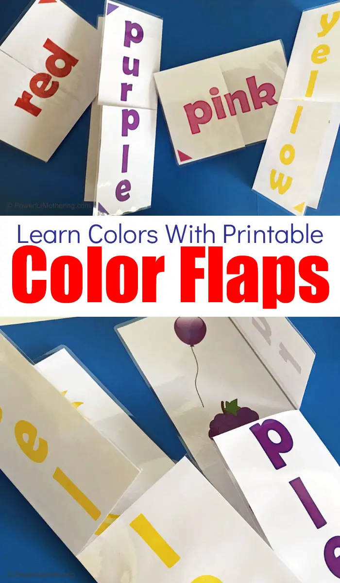 A simple printable color activity to help children identify colors, color words, and colors in the environment. 