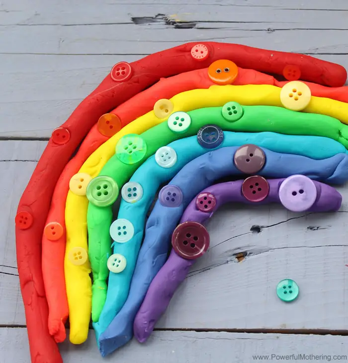 Rainbow Playdough