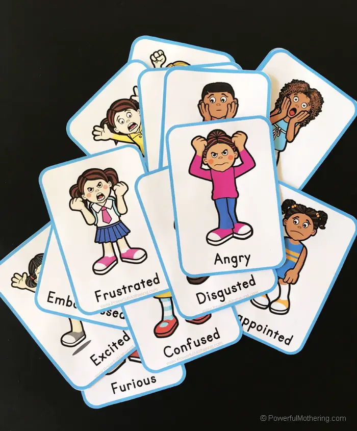 A playful game for kids to learn about emotions. 
