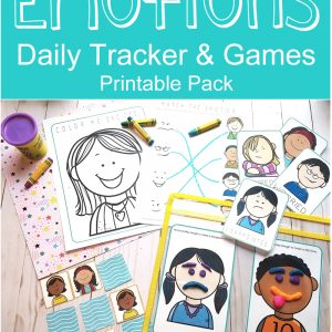 Emotions Daily Trackers & Games Printable Pack