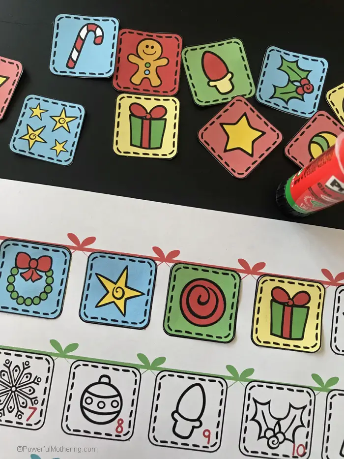 Countdown to Christmas with your kids. This free printable Christmas Countdown Chart is a simple way to help your children enjoy the magic of the Christmas season and anticipate the big day. 