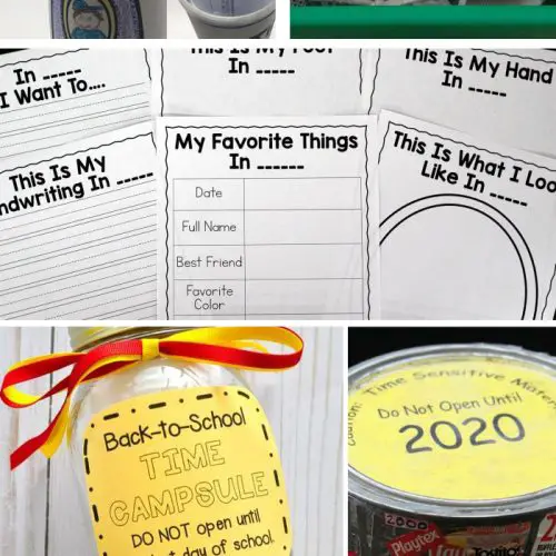 Ideas of how to create a simple time capsule for you and your family. A great way to preserve memories.